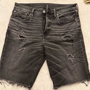 American Eagle Outfitters Dark Gray Jean Shorts